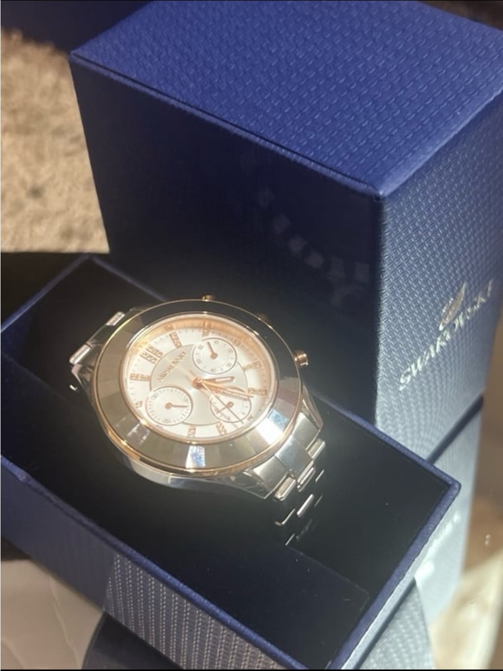 Swarovski Octea Lux Sport watch Swiss Made, Metal bracelet, Silver tone verified - Picture 5 of 13